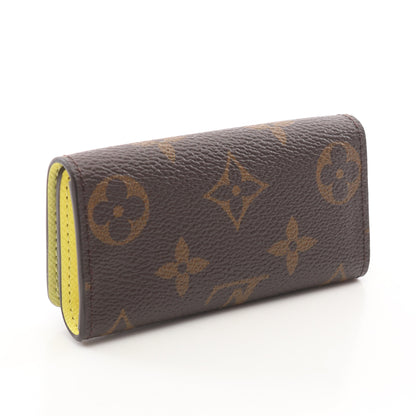 ミュルティクレ4 モノグラム シトラス 4連 キーケース PVC ブラウン イエロー ルイヴィトン 財布・小物 LOUIS VUITTON