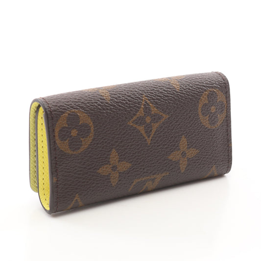ミュルティクレ4 モノグラム シトラス 4連 キーケース PVC ブラウン イエロー ルイヴィトン 財布・小物 LOUIS VUITTON