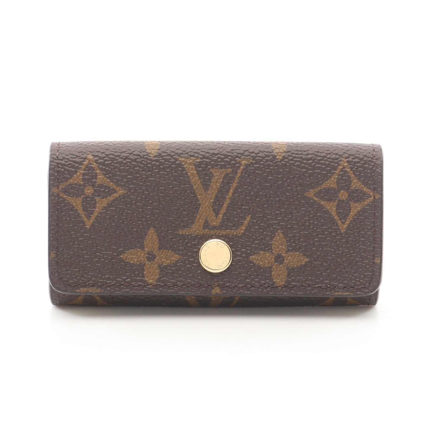 ミュルティクレ4 モノグラム シトラス 4連 キーケース PVC ブラウン イエロー ルイヴィトン 財布・小物 LOUIS VUITTON