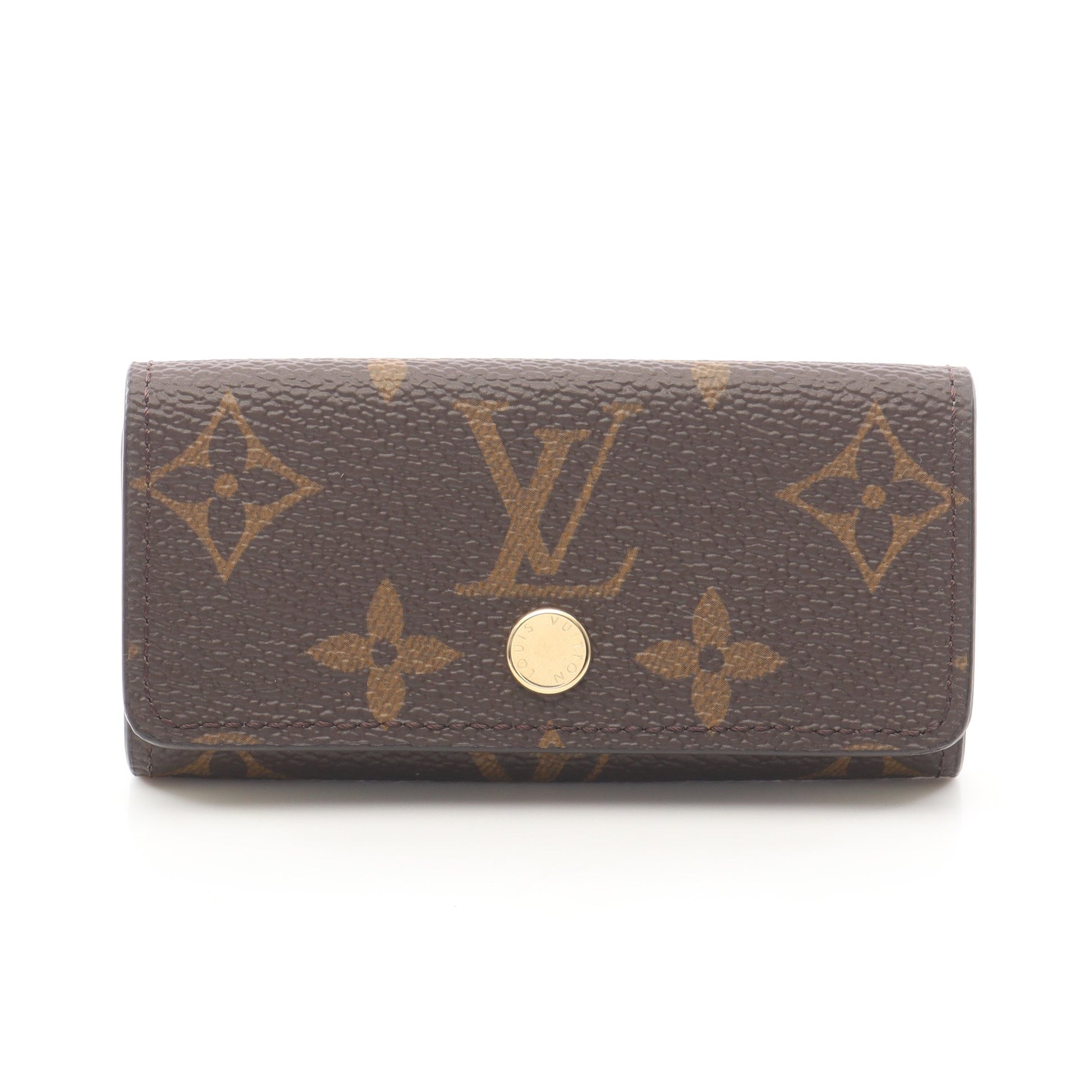 ミュルティクレ4 モノグラム シトラス 4連 キーケース PVC ブラウン イエロー ルイヴィトン 財布・小物 LOUIS VUITTON