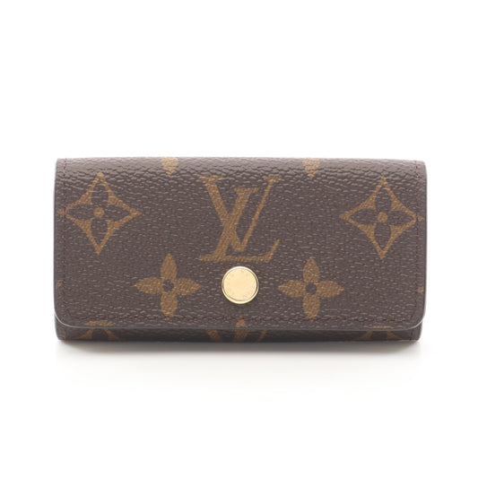 ミュルティクレ4 モノグラム シトラス 4連 キーケース PVC ブラウン イエロー ルイヴィトン 財布・小物 LOUIS VUITTON
