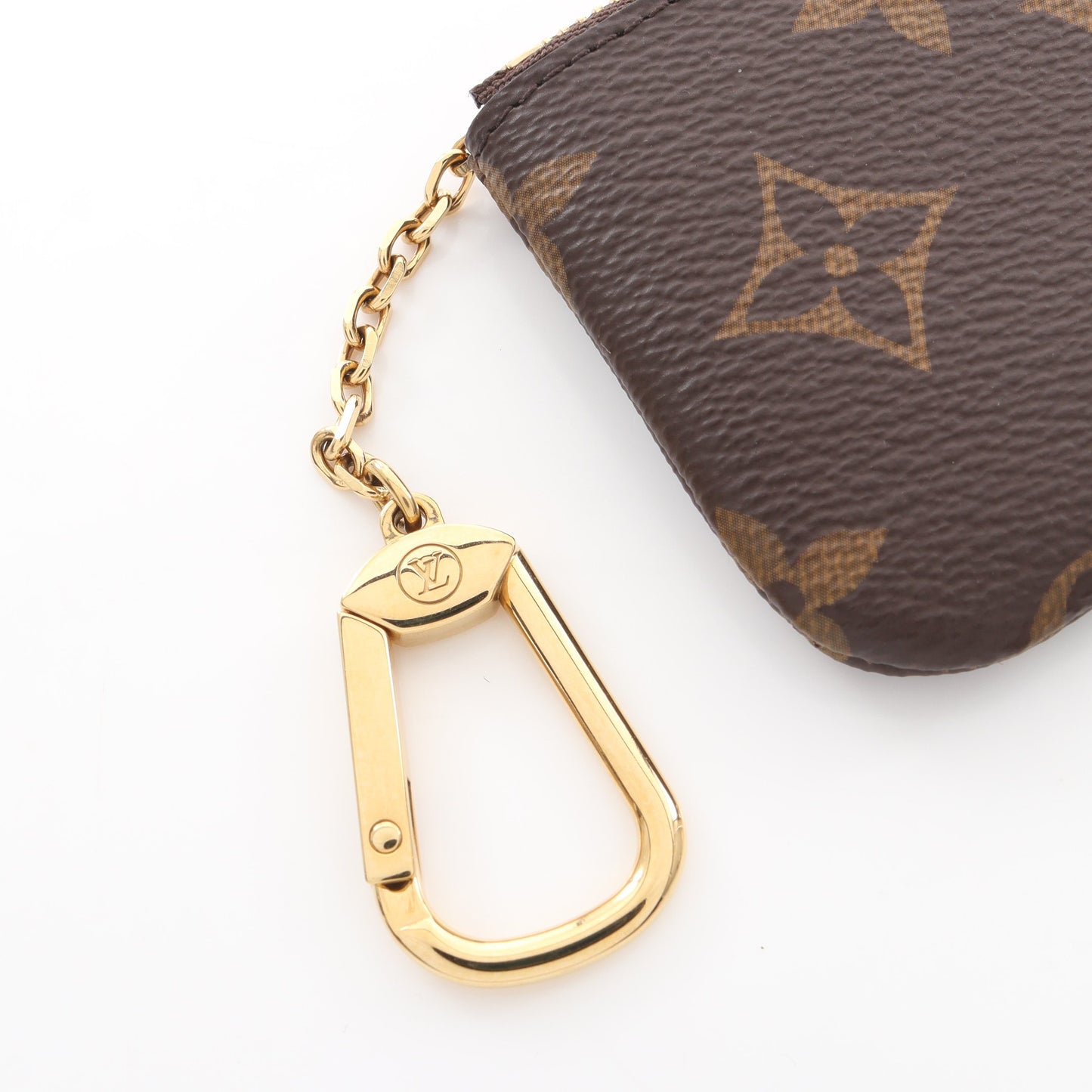 ポシェットクレ モノグラム コインケース PVC ブラウン ルイヴィトン 財布・小物 LOUIS VUITTON