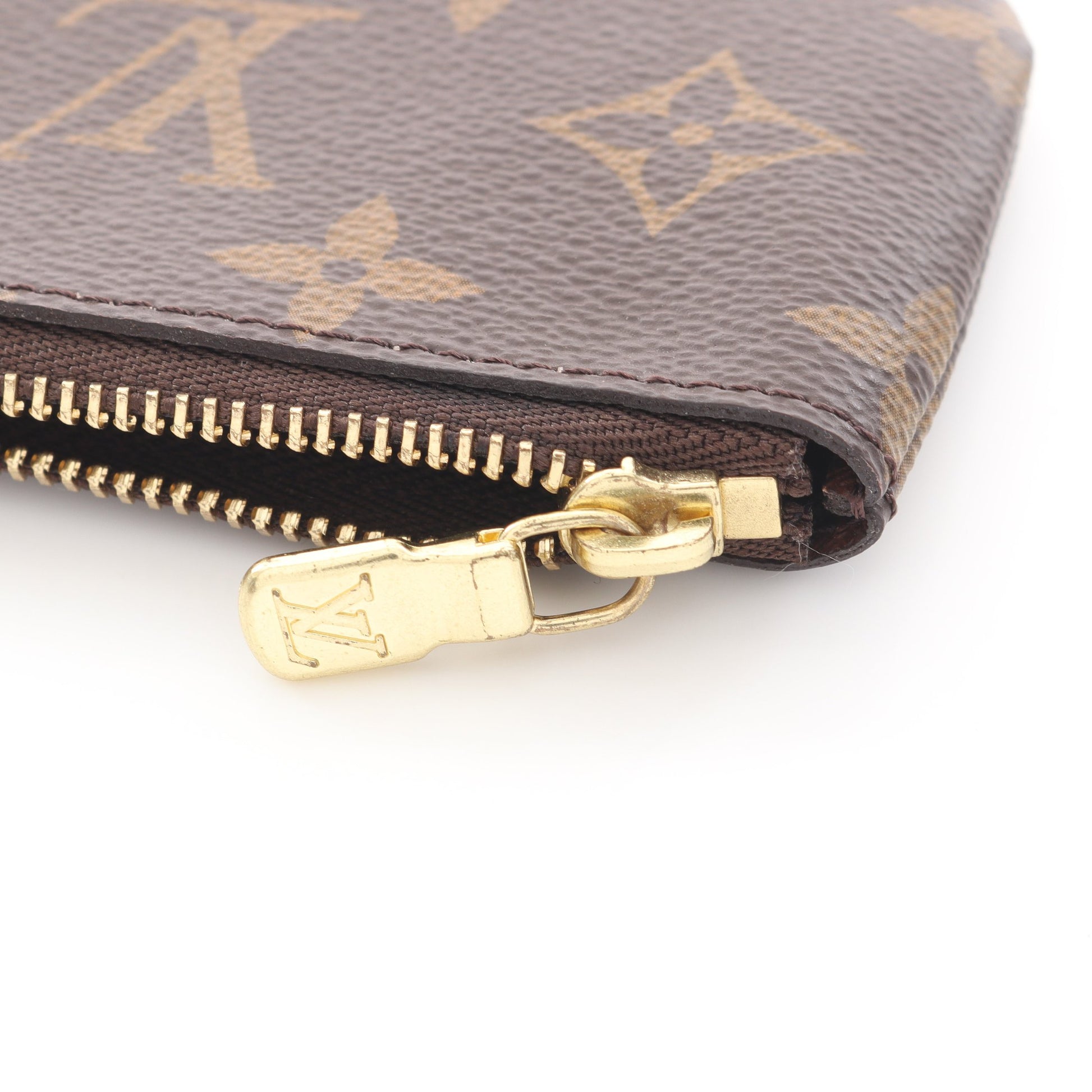 ポシェットクレ モノグラム コインケース PVC ブラウン ルイヴィトン 財布・小物 LOUIS VUITTON