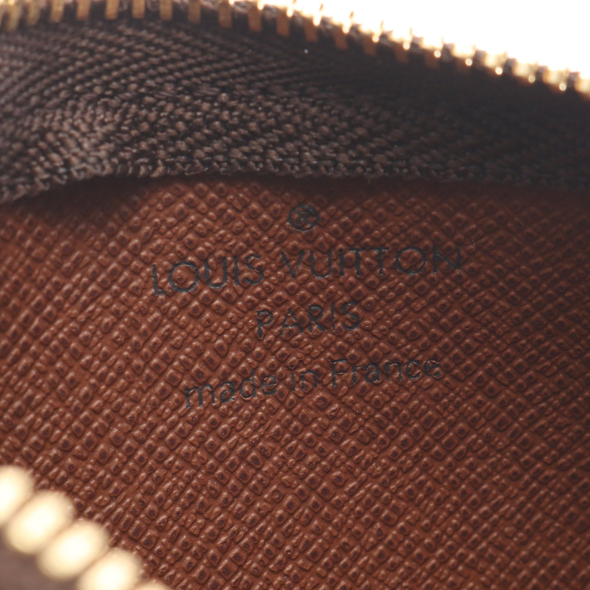 ポシェットクレ モノグラム コインケース PVC ブラウン ルイヴィトン 財布・小物 LOUIS VUITTON