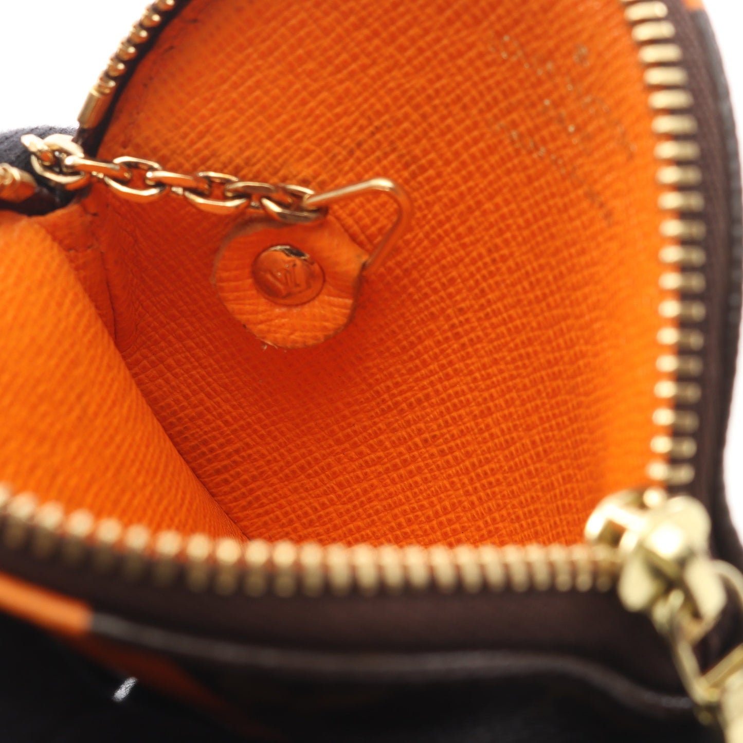 ポルトモネ ロン モノグラムグルーム コインケース PVC レザー ブラウン オレンジ マルチカラー ルイヴィトン 財布・小物 LOUIS VUITTON
