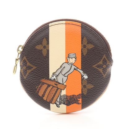 ポルトモネ ロン モノグラムグルーム コインケース PVC レザー ブラウン オレンジ マルチカラー ルイヴィトン 財布・小物 LOUIS VUITTON