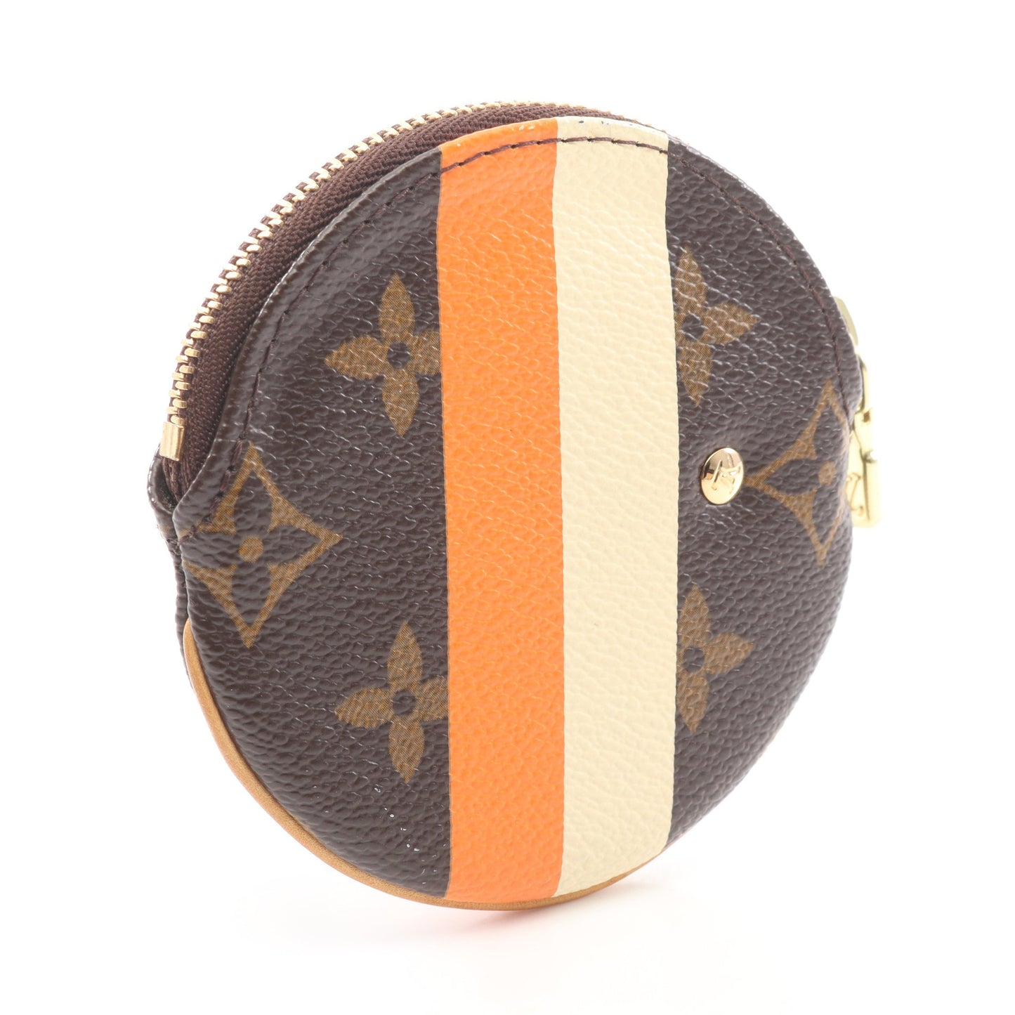 ポルトモネ ロン モノグラムグルーム コインケース PVC レザー ブラウン オレンジ マルチカラー ルイヴィトン 財布・小物 LOUIS VUITTON