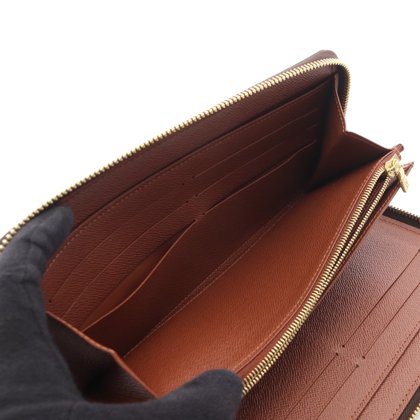 ジッピー オーガナイザー モノグラム ラウンドファスナー長財布 PVC ブラウン ルイヴィトン 財布・小物 LOUIS VUITTON