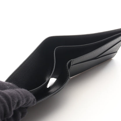 ポルトフォイユ ミュルティプル モノグラム エクリプス 二つ折り財布 PVC レザー ブラック ルイヴィトン