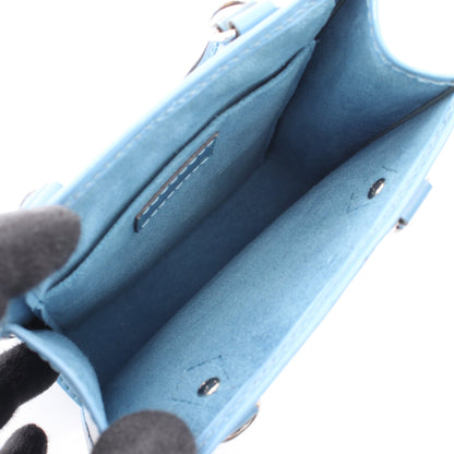 プティット サックプラ エピ ブルーエ 2WAY ハンドバッグ レザー ブルー ルイヴィトン