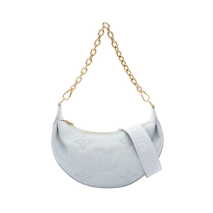 オーバーザムーン バブルグラム ブルーグラシエ 2WAY チェーンショルダーバッグ レザー ライトブルー ルイヴィトン バッグ LOUIS VUITTON