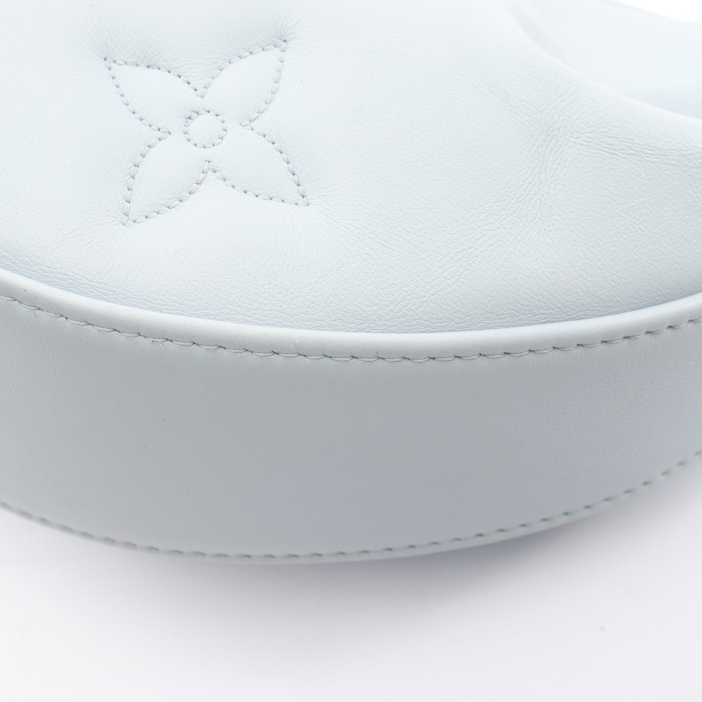 オーバーザムーン バブルグラム ブルーグラシエ 2WAY チェーンショルダーバッグ レザー ライトブルー ルイヴィトン バッグ LOUIS VUITTON