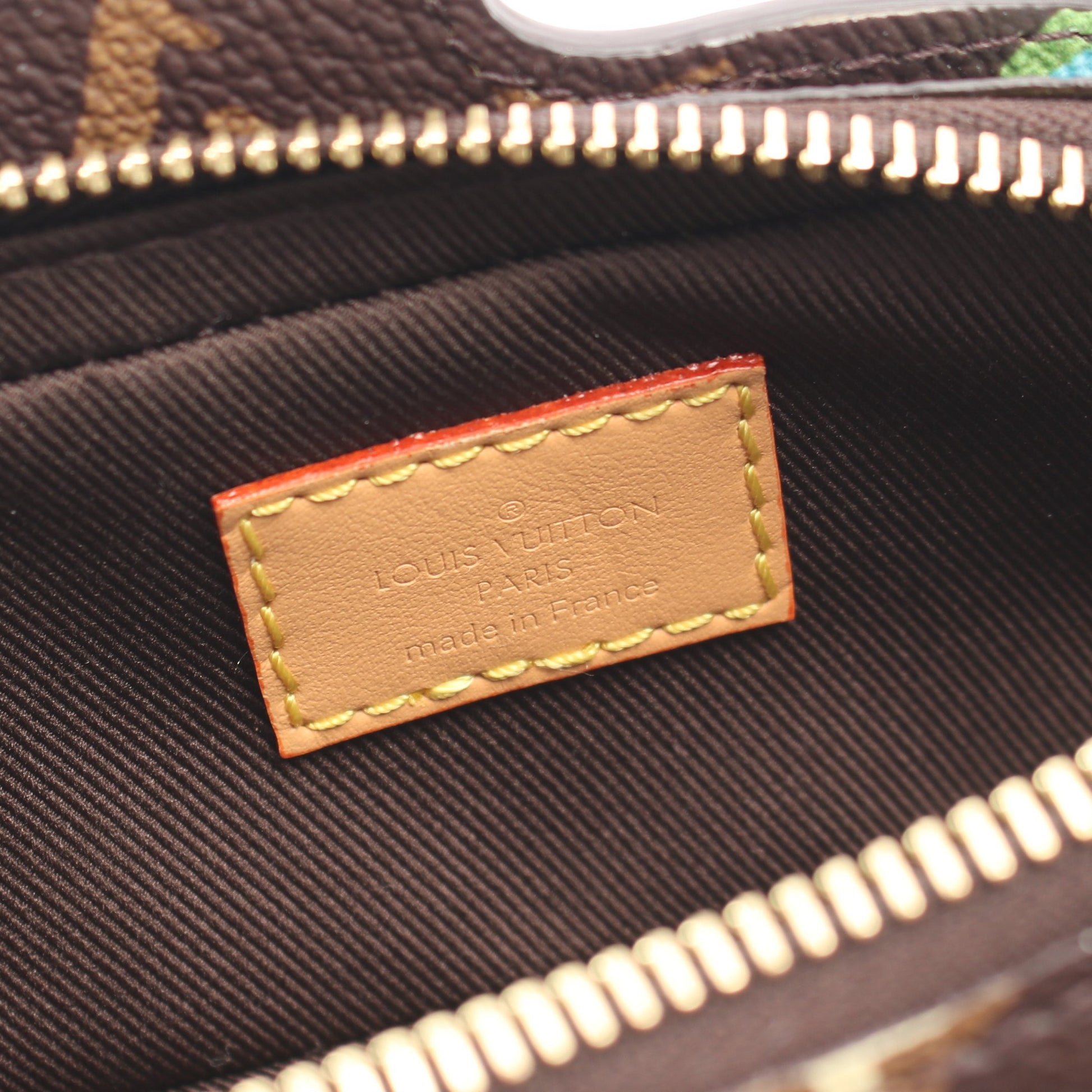 ドッグオンストラップ モノグラムクラギー ショルダーバッグ PVC レザー ブラウン ルイヴィトン バッグ LOUIS VUITTON