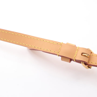 ドッグオンストラップ モノグラムクラギー ショルダーバッグ PVC レザー ブラウン ルイヴィトン バッグ LOUIS VUITTON