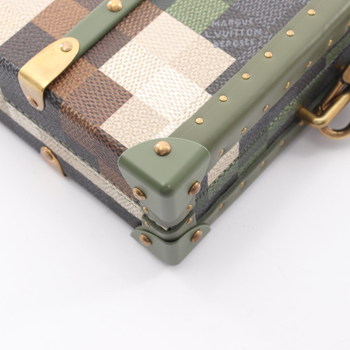 ネオ ウォレット トランク ダモフラージュ ショルダーバッグ PVC レザー カーキグリーン マルチカラー ルイヴィトン バッグ LOUIS VUITTON