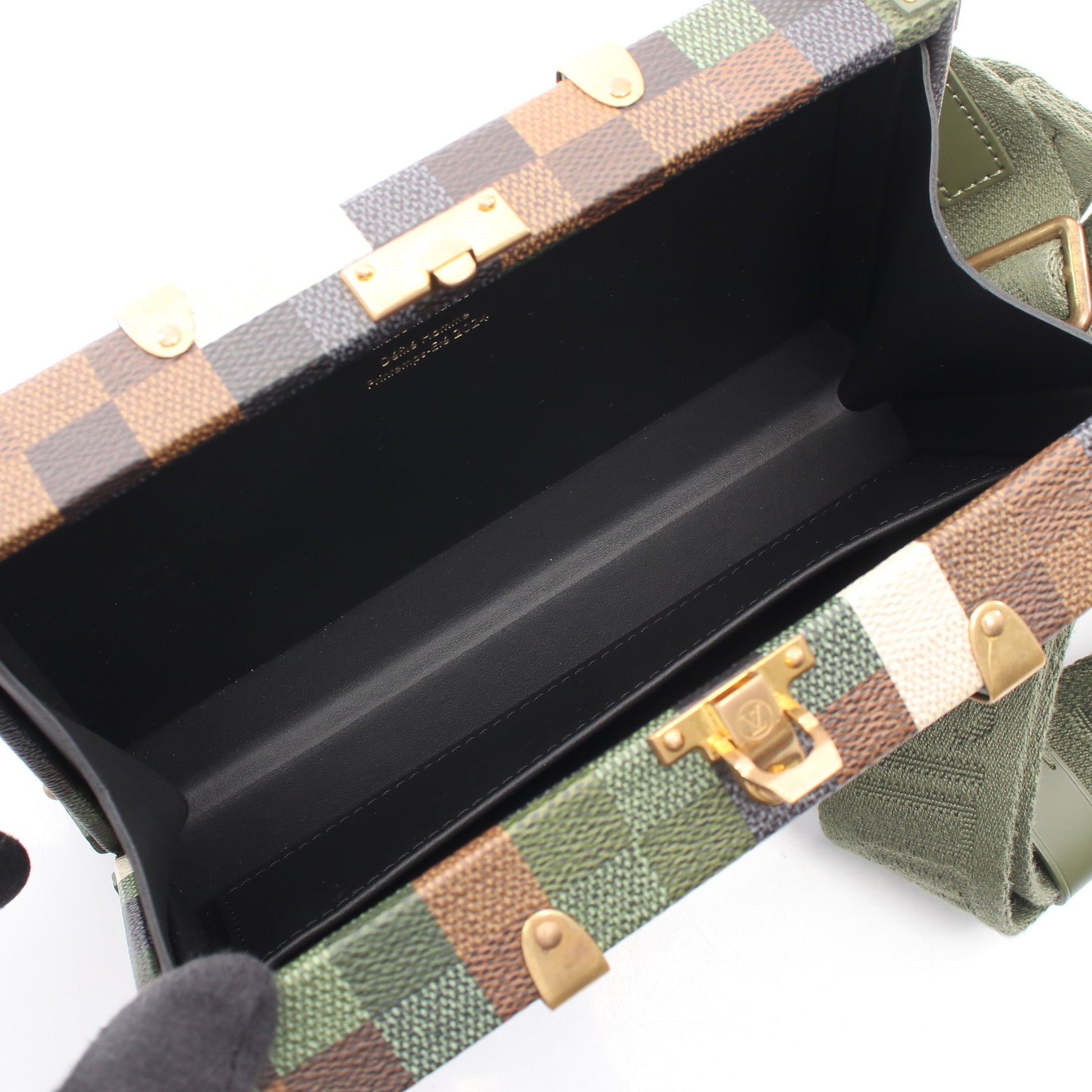 ネオ ウォレット トランク ダモフラージュ ショルダーバッグ PVC レザー カーキグリーン マルチカラー ルイヴィトン バッグ LOUIS VUITTON