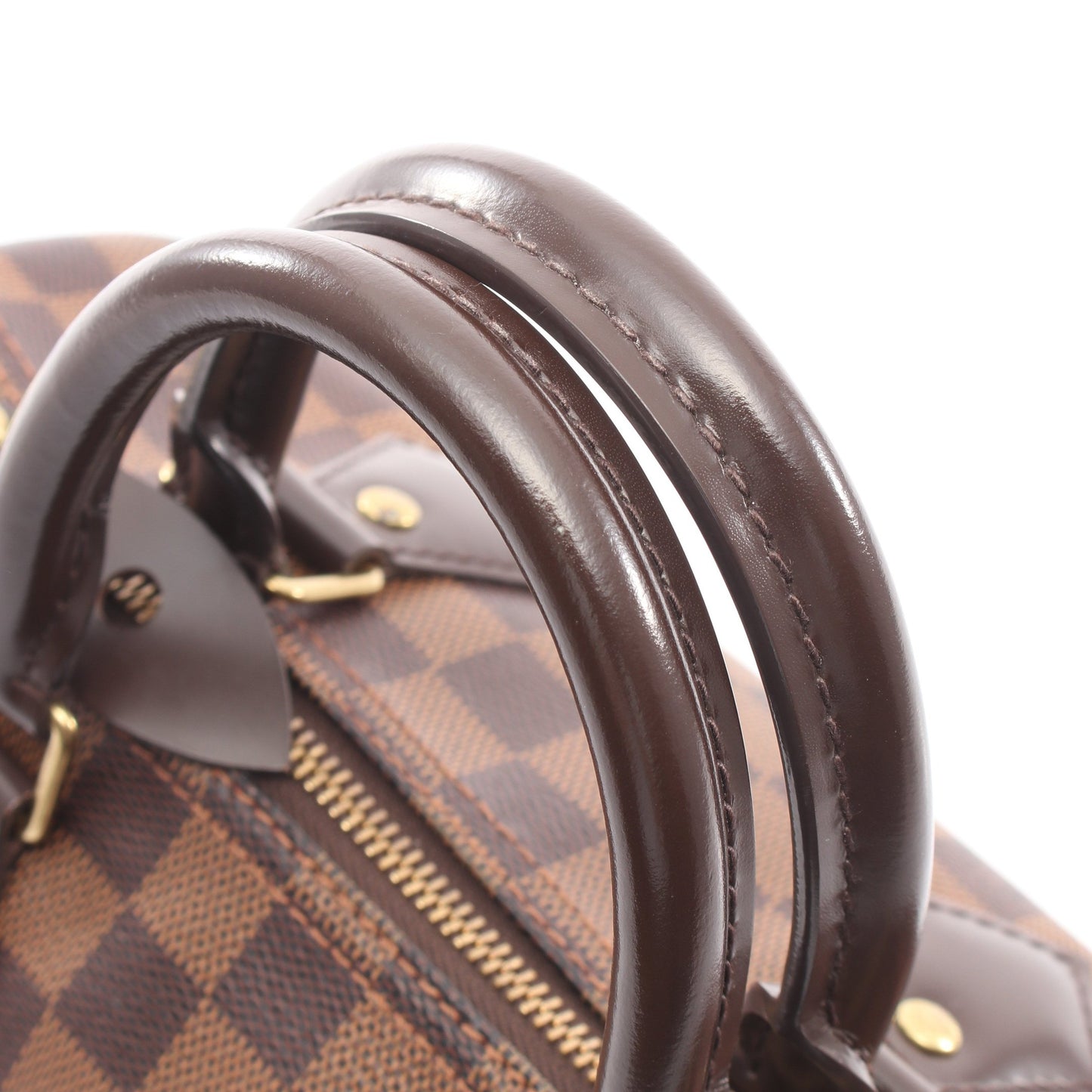 スピーディ25 ダミエエベヌ ハンドバッグ PVC レザー ブラウン ルイヴィトン バッグ LOUIS VUITTON