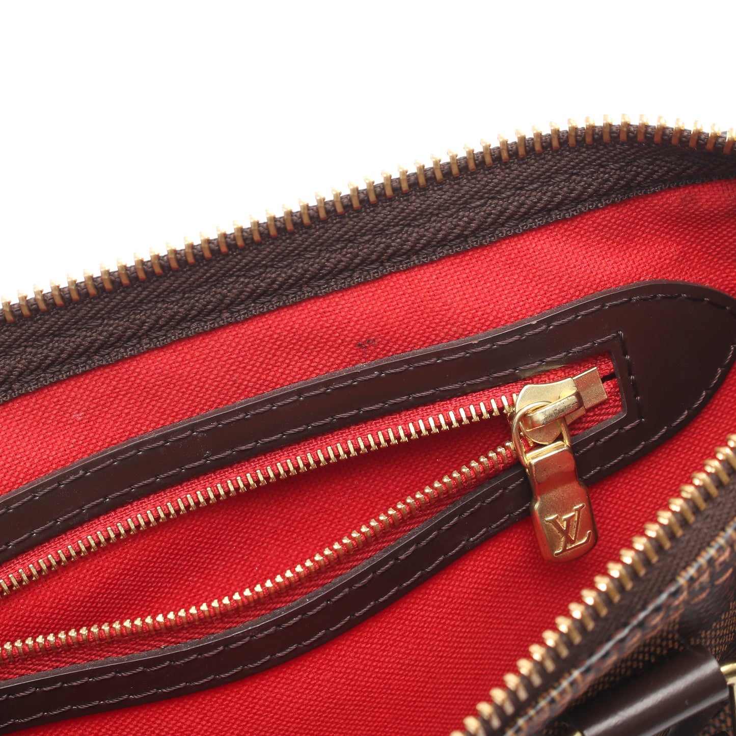 スピーディ25 ダミエエベヌ ハンドバッグ PVC レザー ブラウン ルイヴィトン バッグ LOUIS VUITTON