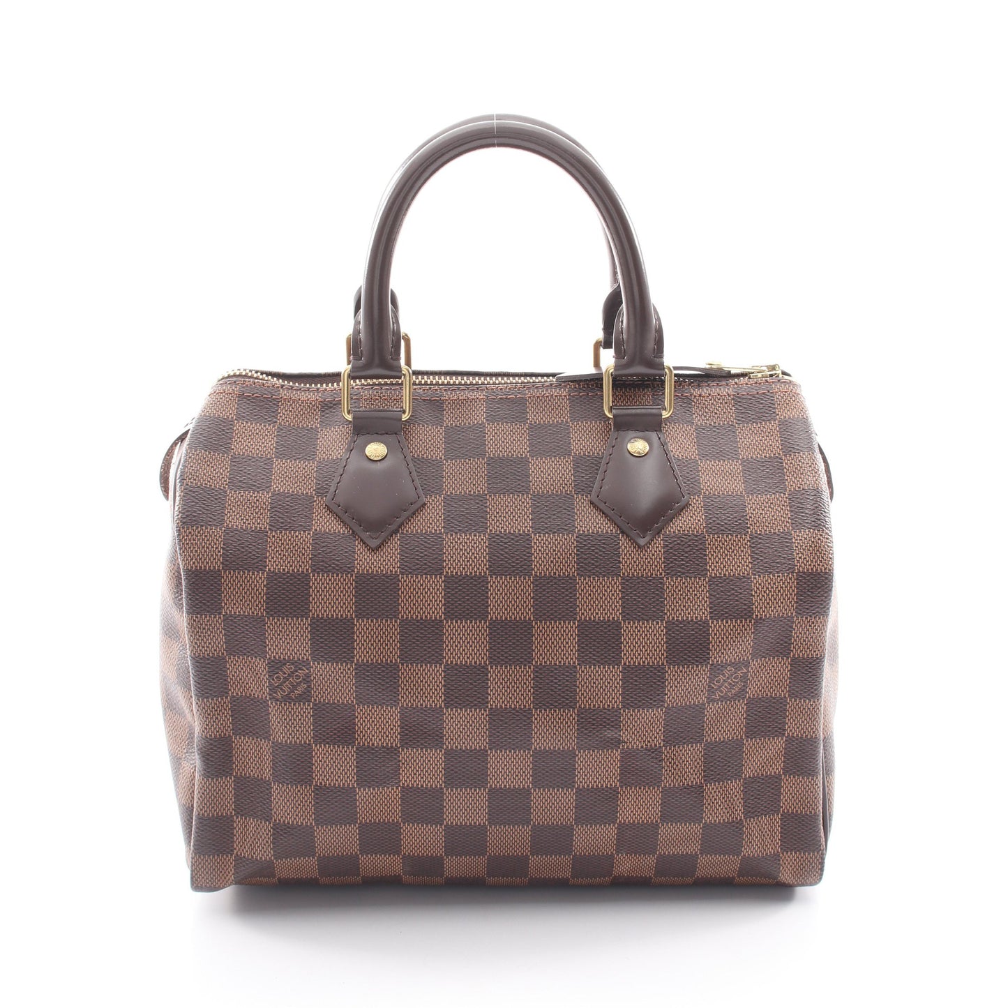 スピーディ25 ダミエエベヌ ハンドバッグ PVC レザー ブラウン ルイヴィトン バッグ LOUIS VUITTON