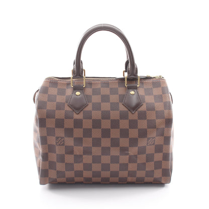 スピーディ25 ダミエエベヌ ハンドバッグ PVC レザー ブラウン ルイヴィトン バッグ LOUIS VUITTON