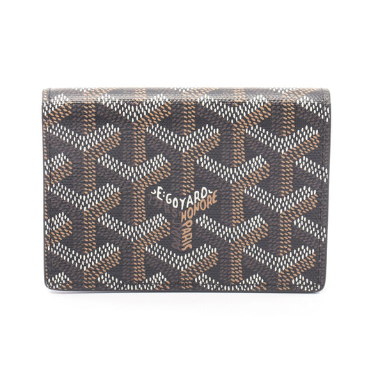 マルゼルブ カードケース 名刺入れ コーティングキャンバス レザー ブラック ブラウン ゴヤール 財布・小物 GOYARD