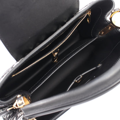 カプシーヌMM Since1854 ノワール 2WAY ハンドバッグ レザー ブラック ルイヴィトン バッグ LOUIS VUITTON