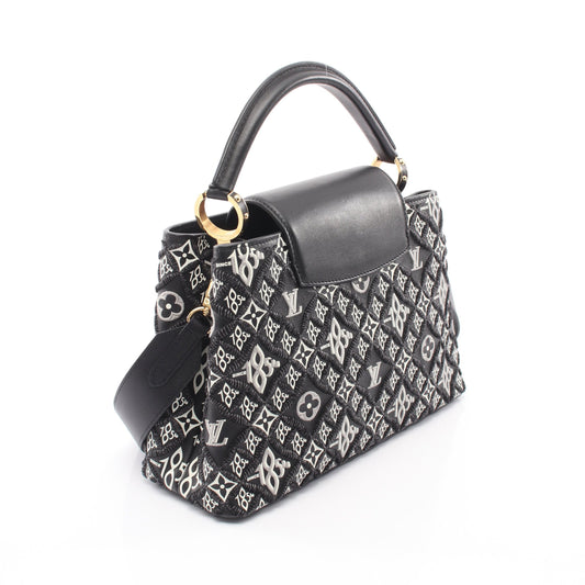 カプシーヌMM Since1854 ノワール 2WAY ハンドバッグ レザー ブラック ルイヴィトン バッグ LOUIS VUITTON