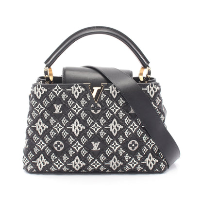 カプシーヌMM Since1854 ノワール 2WAY ハンドバッグ レザー ブラック ルイヴィトン バッグ LOUIS VUITTON