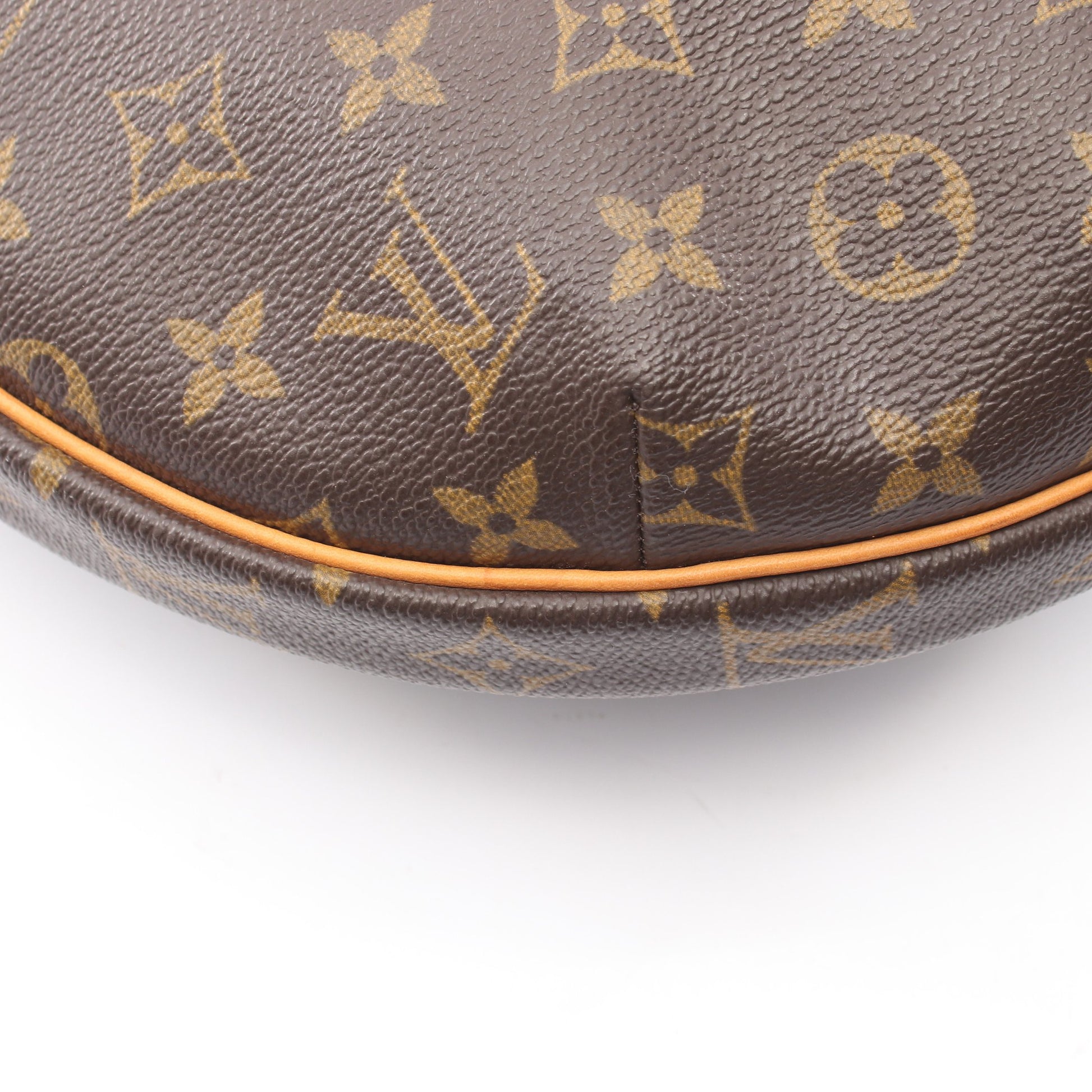 クロワッサンMM モノグラム ショルダーバッグ PVC レザー ブラウン ルイヴィトン バッグ LOUIS VUITTON