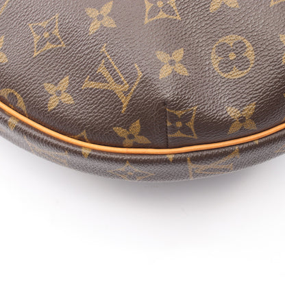 クロワッサンMM モノグラム ショルダーバッグ PVC レザー ブラウン ルイヴィトン バッグ LOUIS VUITTON
