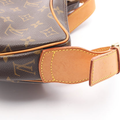 クロワッサンMM モノグラム ショルダーバッグ PVC レザー ブラウン ルイヴィトン バッグ LOUIS VUITTON