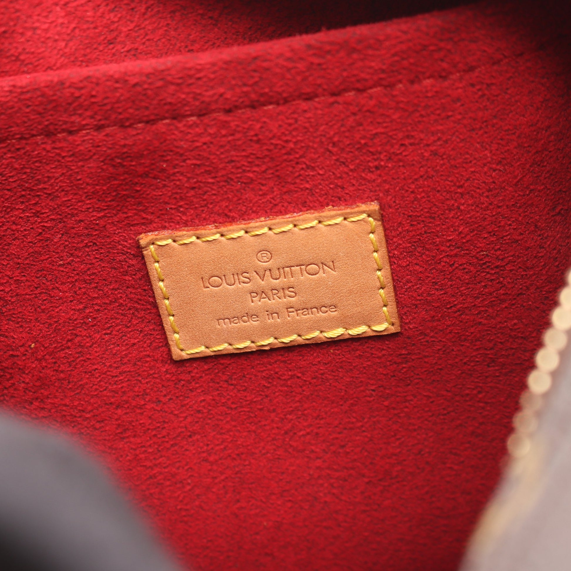 クロワッサンMM モノグラム ショルダーバッグ PVC レザー ブラウン ルイヴィトン バッグ LOUIS VUITTON
