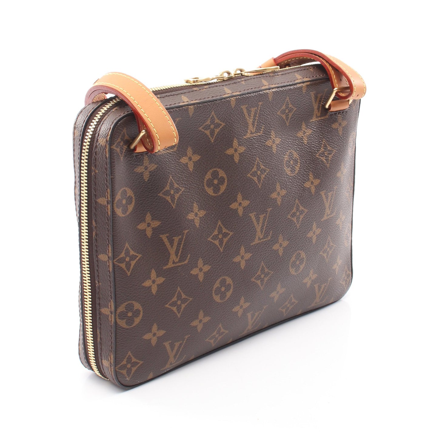 ソフトトランク メッセンジャーPM モノグラム ショルダーバッグ PVC レザー ブラウン ルイヴィトン バッグ LOUIS VUITTON