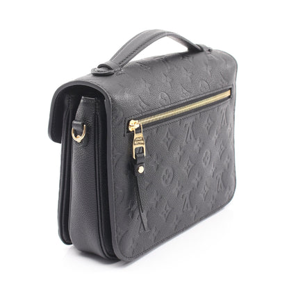 ポシェット メティスMM モノグラムアンプラント ノワール 2WAY ハンドバッグ レザー ブラック ルイヴィトン バッグ LOUIS VUITTON