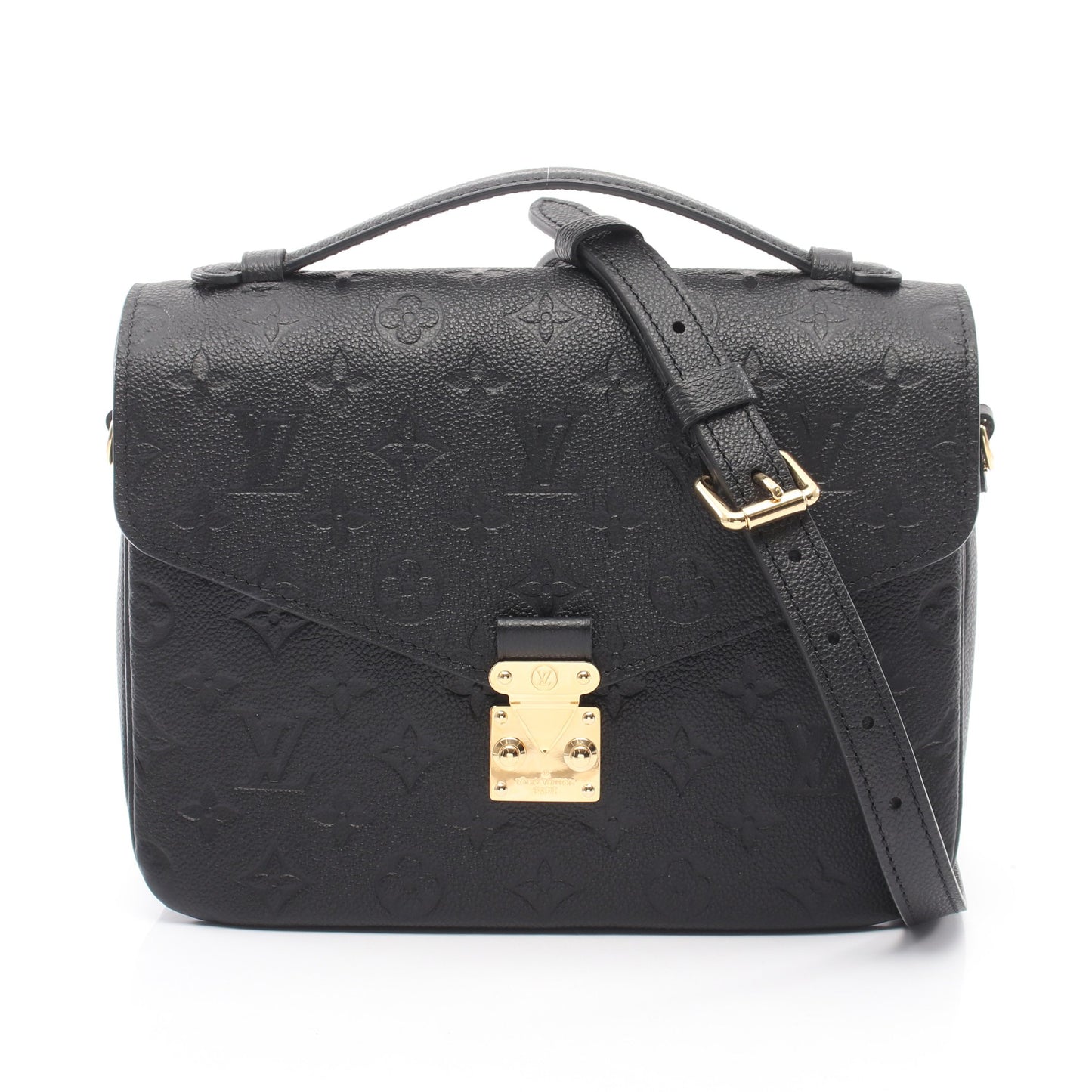 ポシェット メティスMM モノグラムアンプラント ノワール 2WAY ハンドバッグ レザー ブラック ルイヴィトン バッグ LOUIS VUITTON