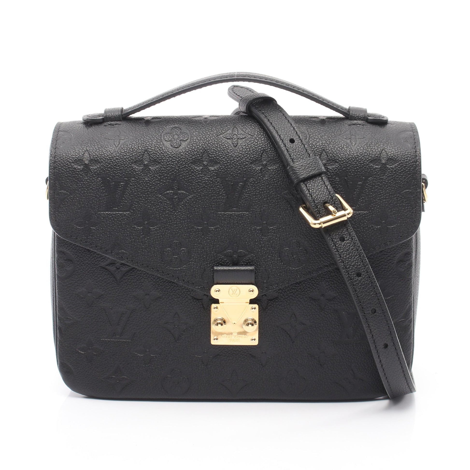 ポシェット メティスMM モノグラムアンプラント ノワール 2WAY ハンドバッグ レザー ブラック ルイヴィトン バッグ LOUIS VUITTON