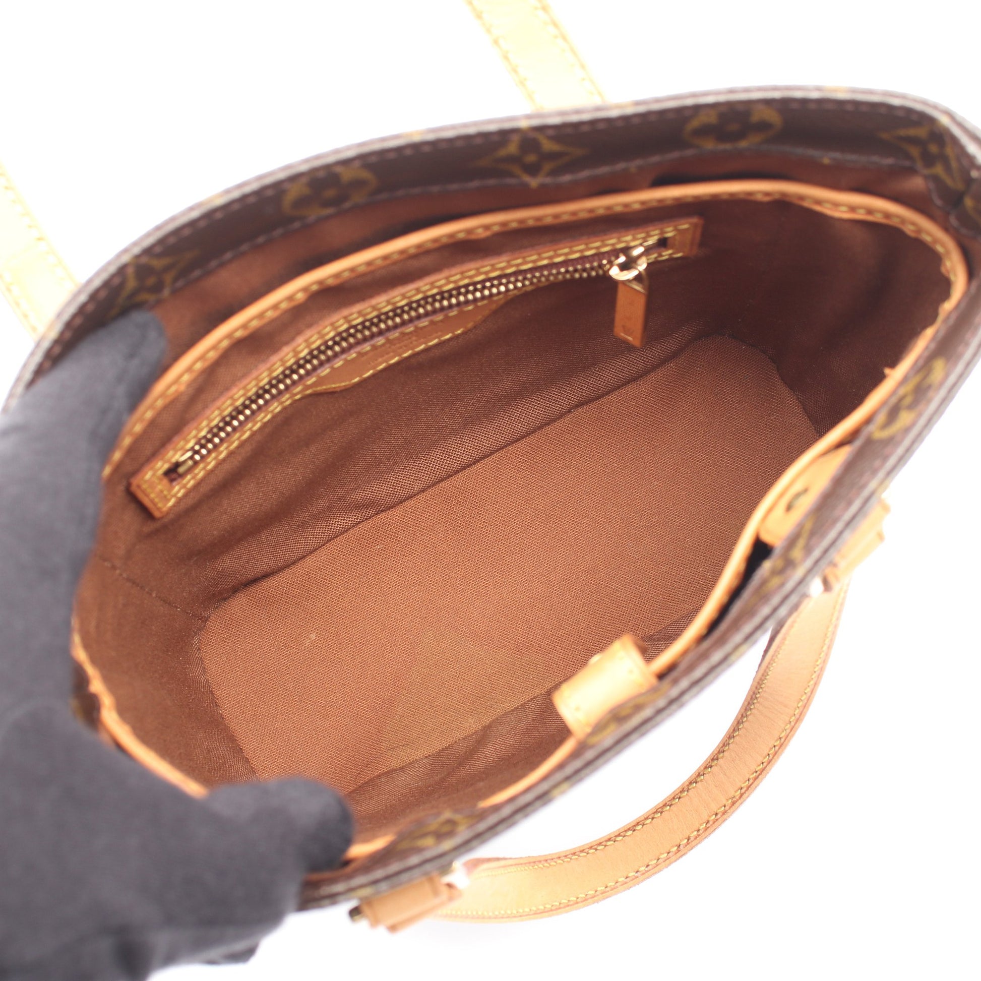 ヴァヴァンPM モノグラム ハンドバッグ PVC レザー ブラウン ルイヴィトン バッグ LOUIS VUITTON