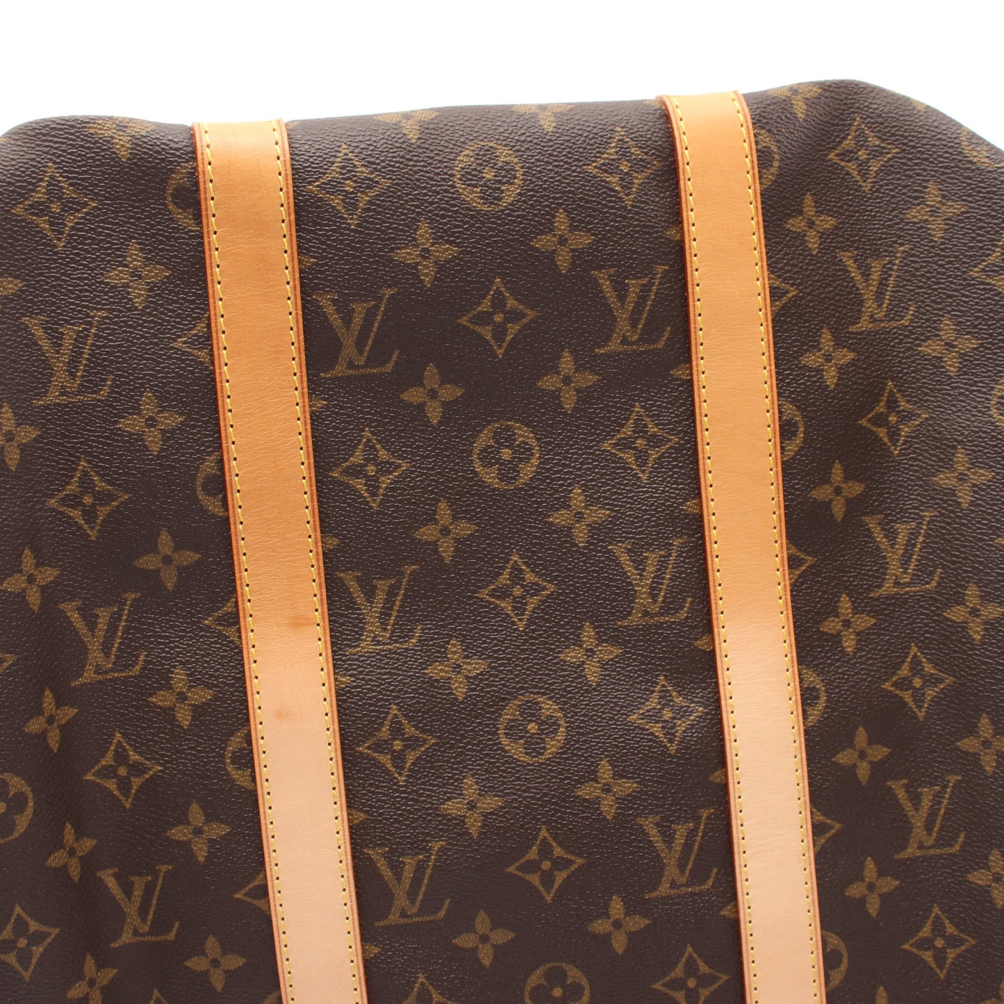 キーポル50 モノグラム ボストンバッグ PVC レザー ブラウン ルイヴィトン バッグ LOUIS VUITTON