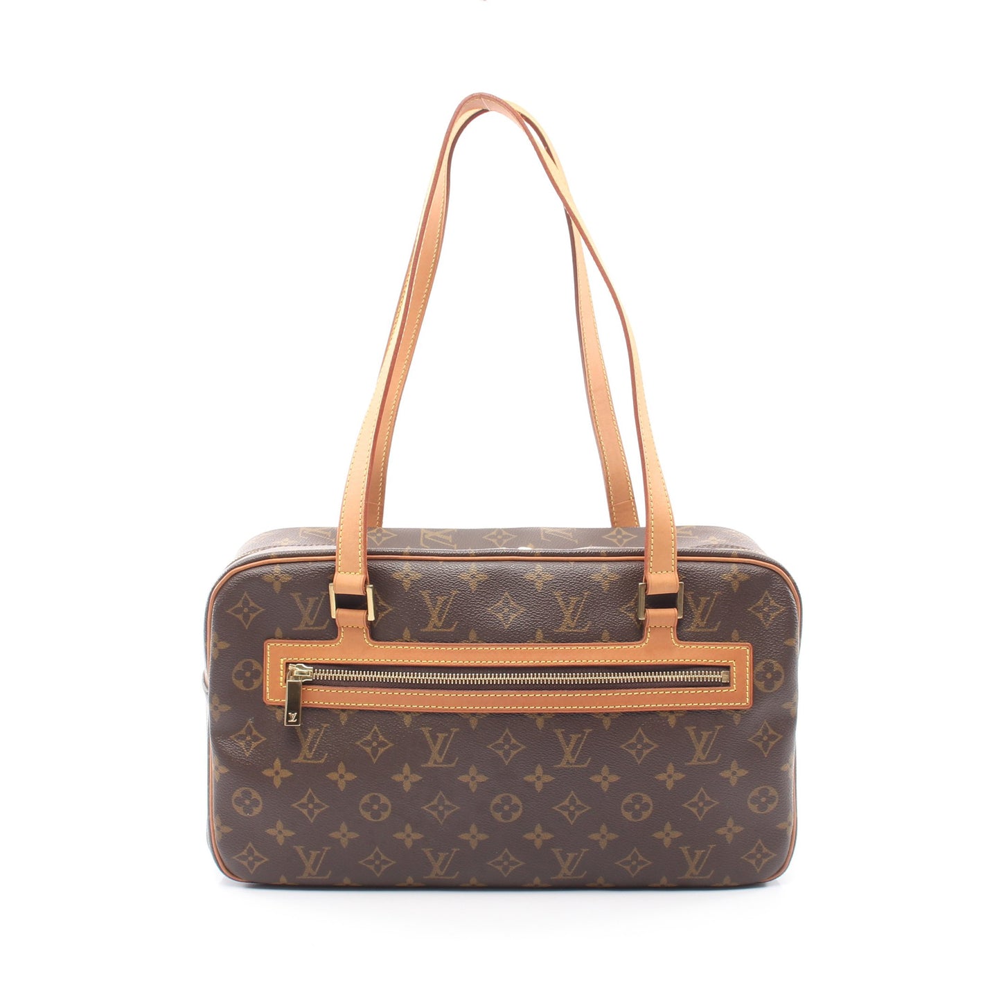 シテGM モノグラム ショルダーバッグ PVC レザー ブラウン ルイヴィトン バッグ LOUIS VUITTON