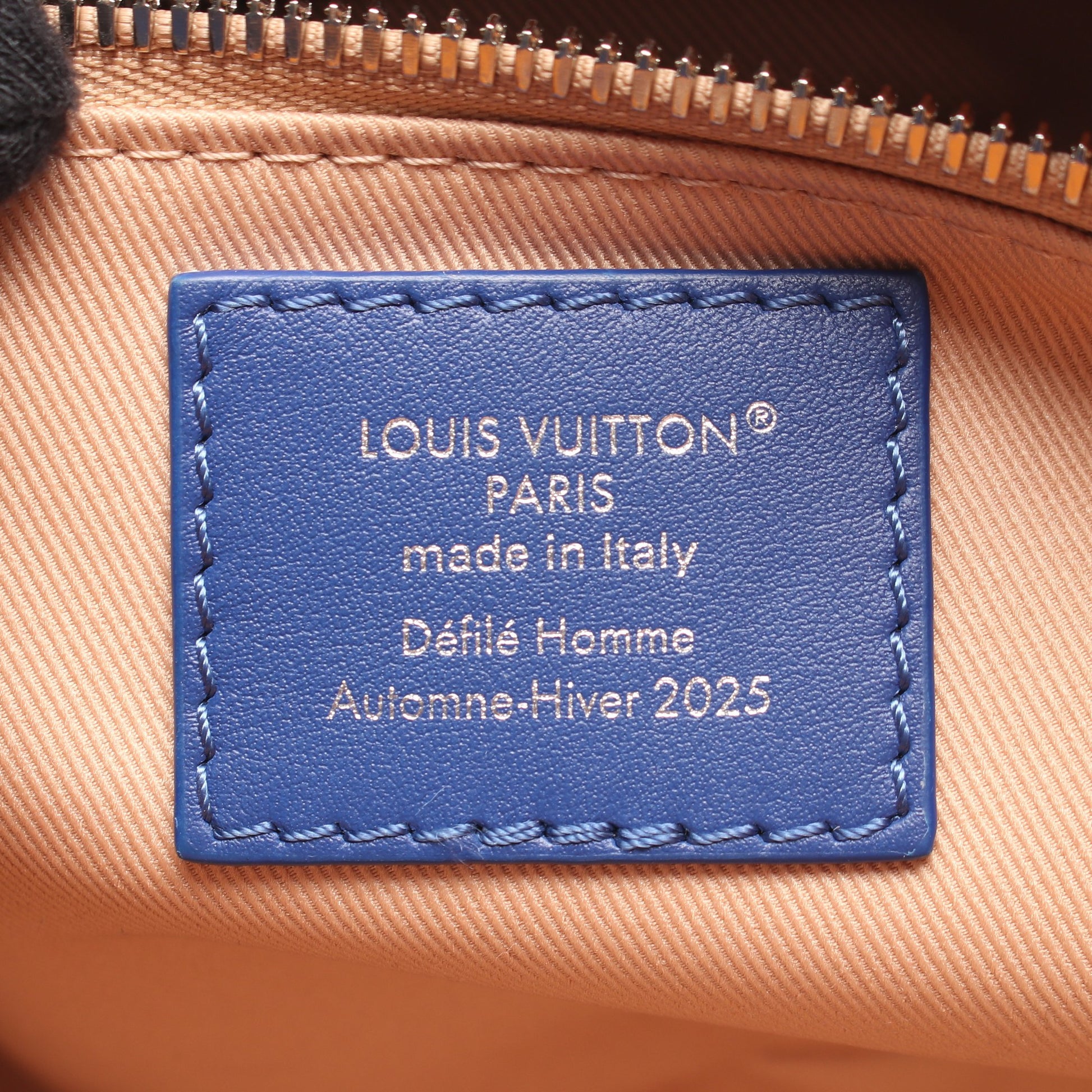 ショッパートート MINI 2WAY ハンドバッグ レザー オレンジ ブルー ルイヴィトン バッグ LOUIS VUITTON