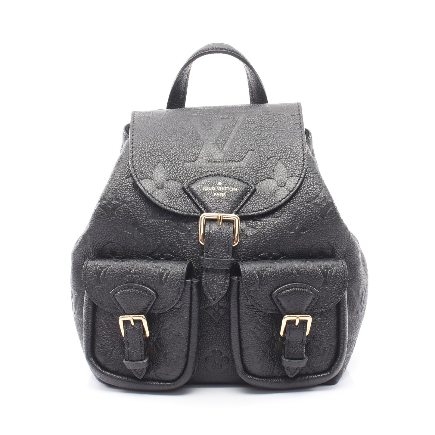 バックアップ モノグラムアンプラント ノワール バックパック リュックサック レザー ブラック ルイヴィトン バッグ LOUIS VUITTON