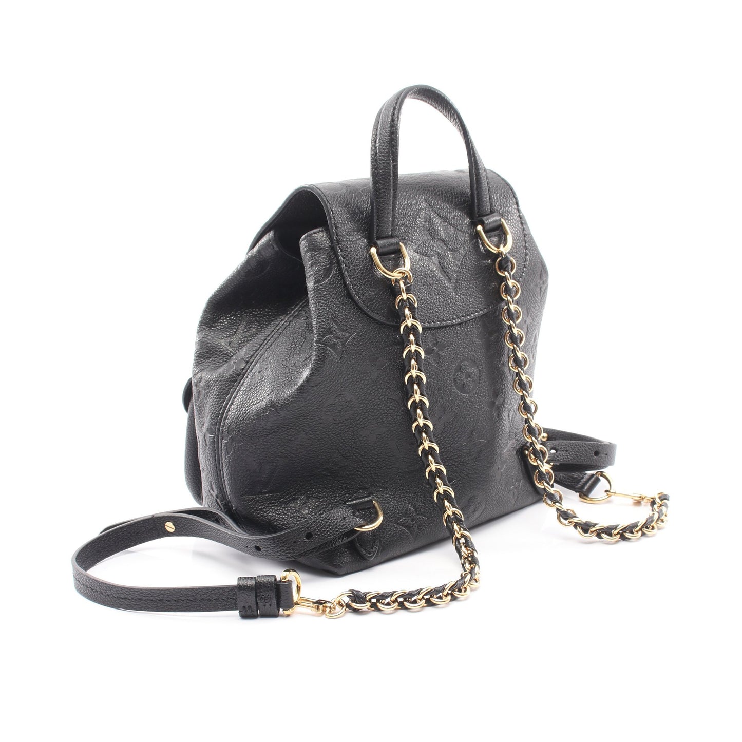 バックアップ モノグラムアンプラント ノワール バックパック リュックサック レザー ブラック ルイヴィトン バッグ LOUIS VUITTON
