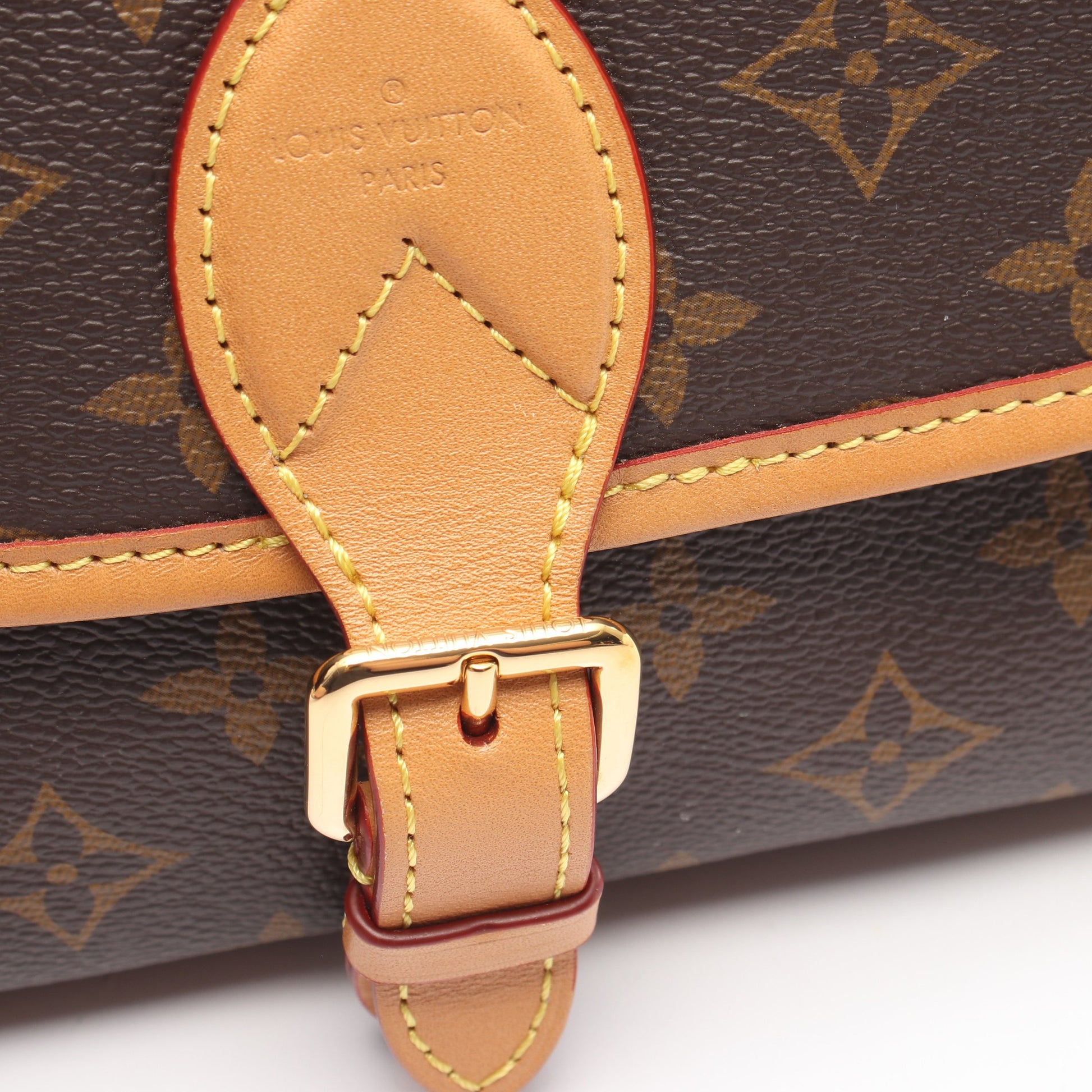 ディアヌ NM PM モノグラム 2WAY ショルダーバッグ PVC レザー ブラウン ルイヴィトン バッグ LOUIS VUITTON