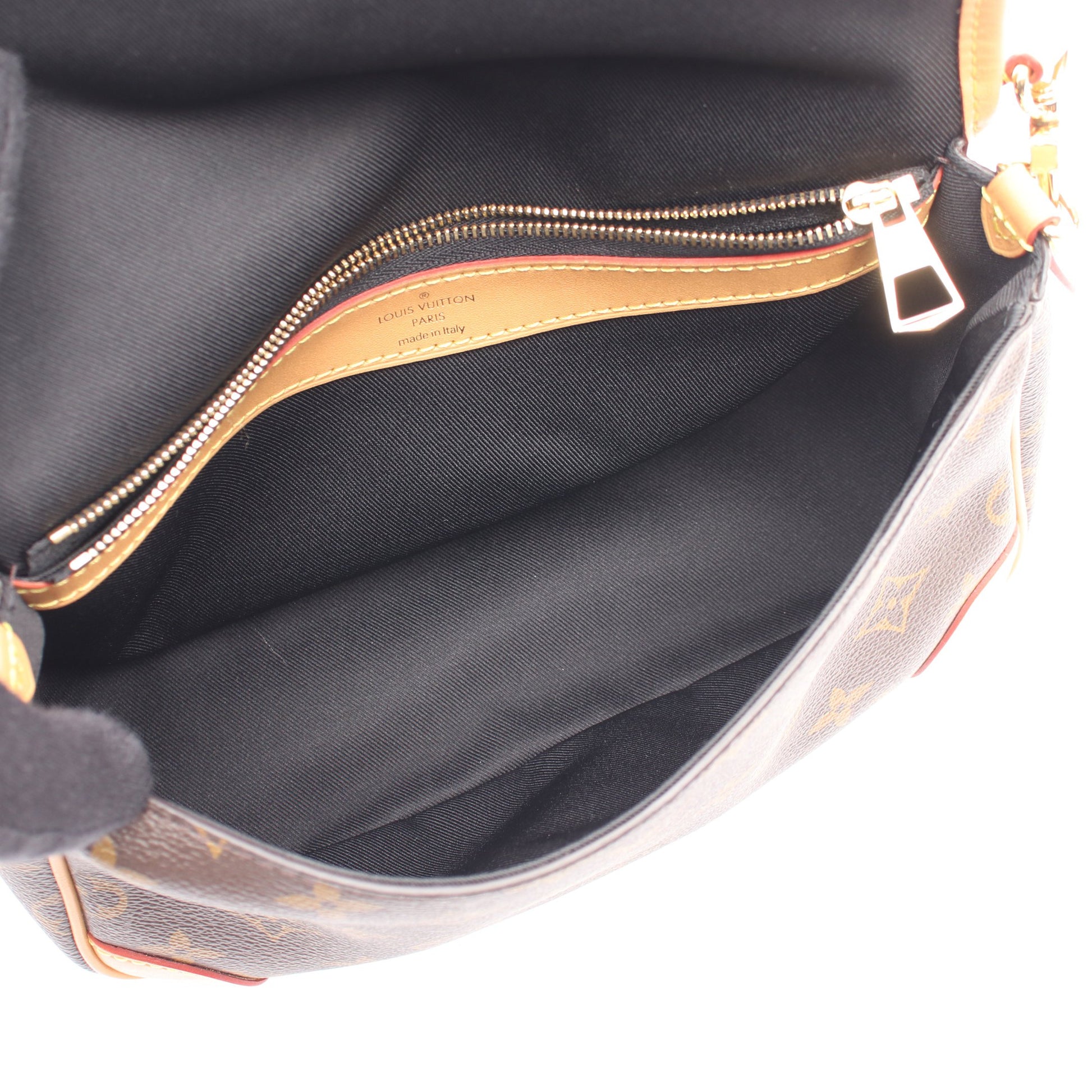 ディアヌ NM PM モノグラム 2WAY ショルダーバッグ PVC レザー ブラウン ルイヴィトン バッグ LOUIS VUITTON