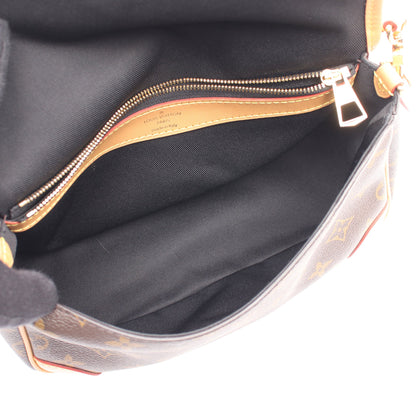 ディアヌ NM PM モノグラム 2WAY ショルダーバッグ PVC レザー ブラウン ルイヴィトン バッグ LOUIS VUITTON