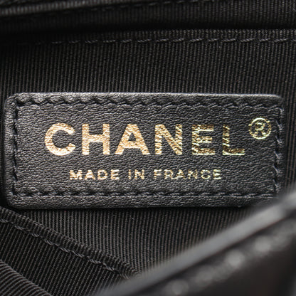 マトラッセ Wチェーンショルダーバッグ ラムスキン ブラック ゴールド金具 シャネル バッグ CHANEL