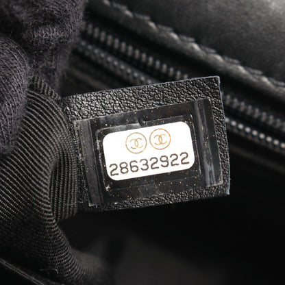 マトラッセ Wチェーンショルダーバッグ ラムスキン ブラック ゴールド金具 シャネル バッグ CHANEL