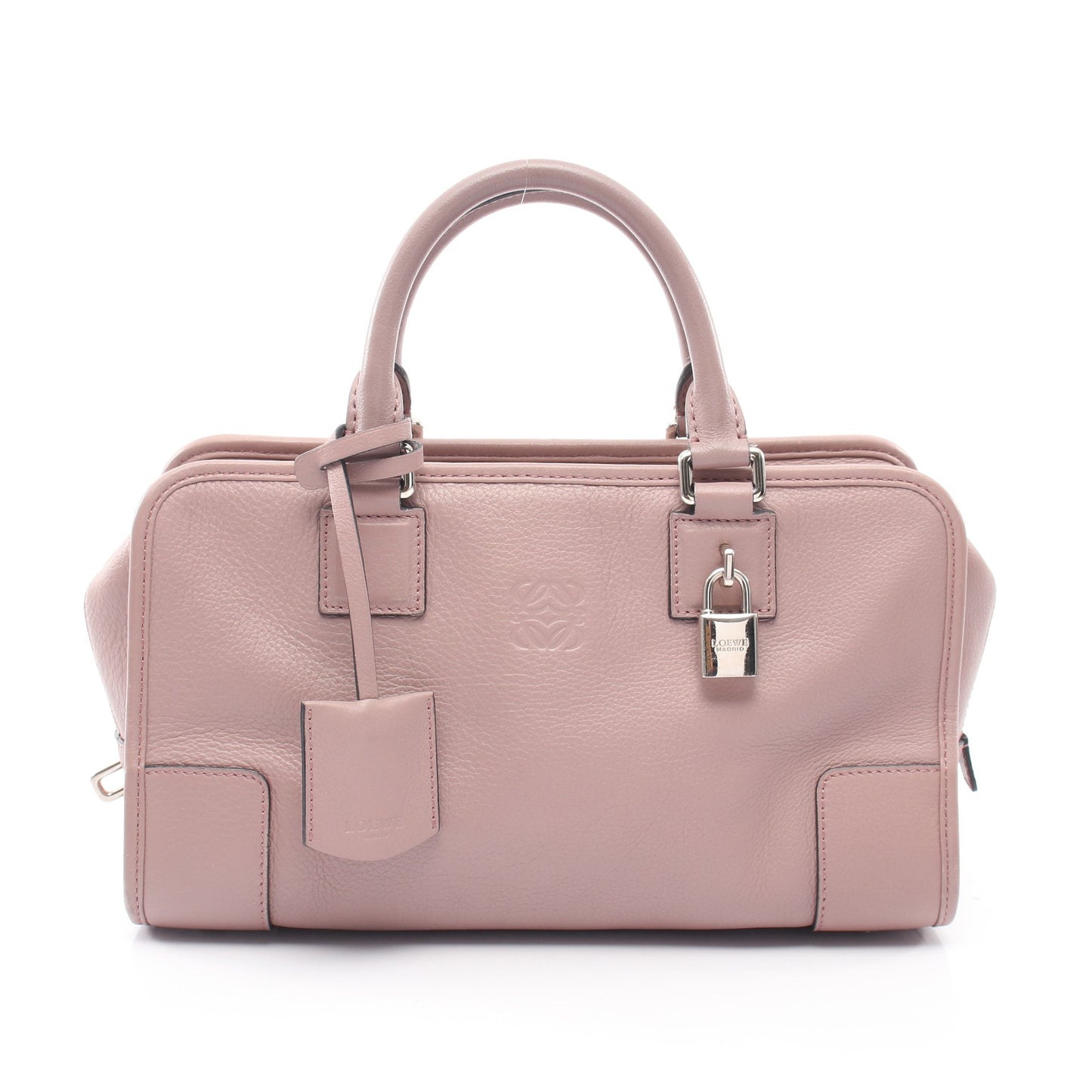 アマソナ28 ハンドバッグ レザー ピンク ロエベ バッグ LOEWE