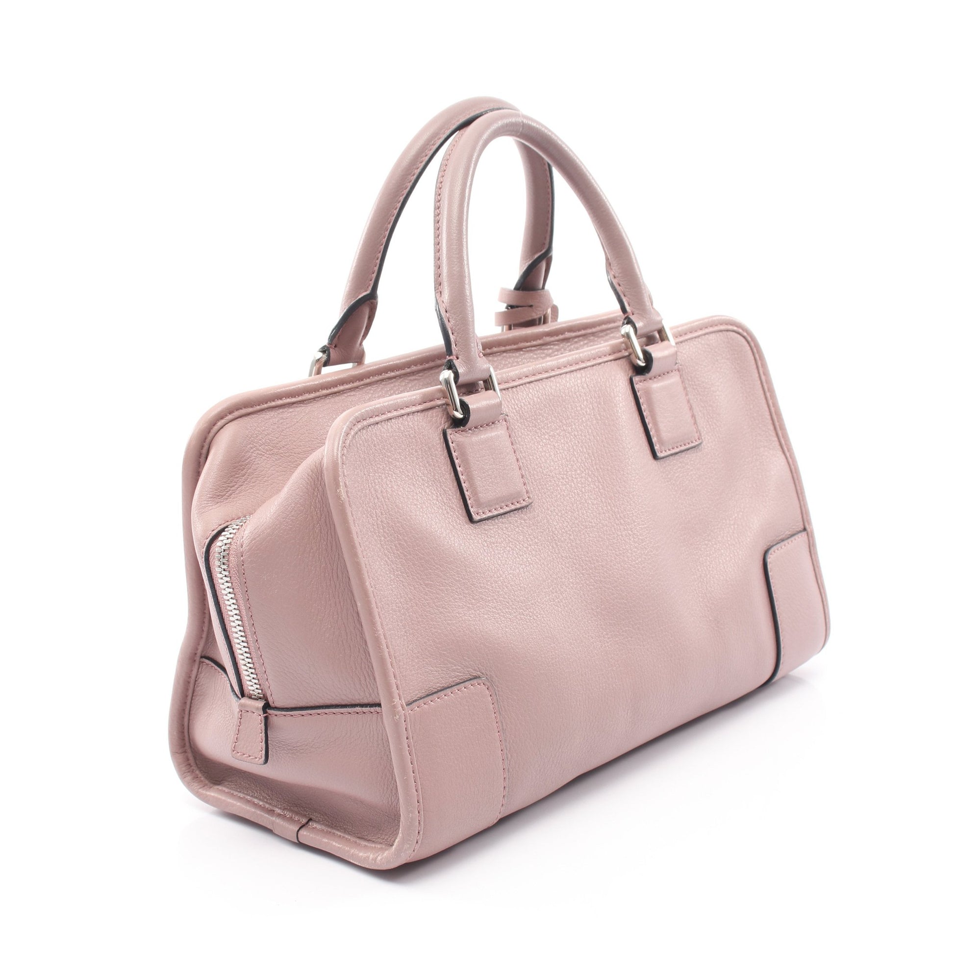 アマソナ28 ハンドバッグ レザー ピンク ロエベ バッグ LOEWE