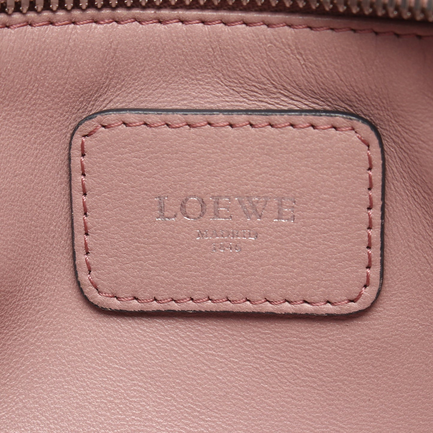 アマソナ28 ハンドバッグ レザー ピンク ロエベ バッグ LOEWE